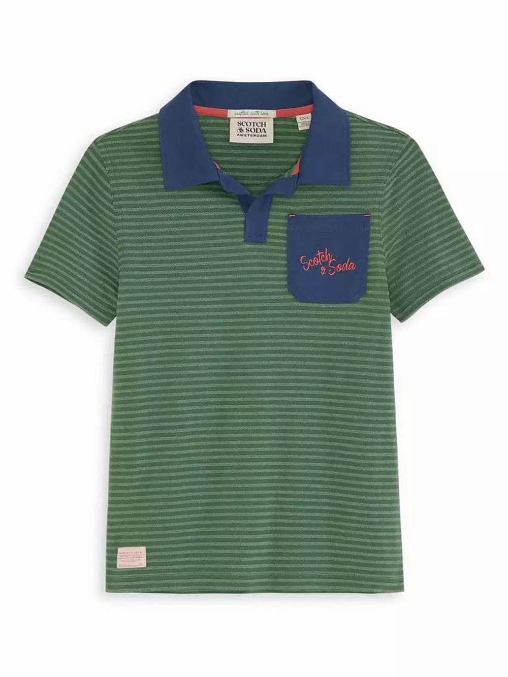Scotch & Soda Big Boys Johnny Collar Polo Shirt